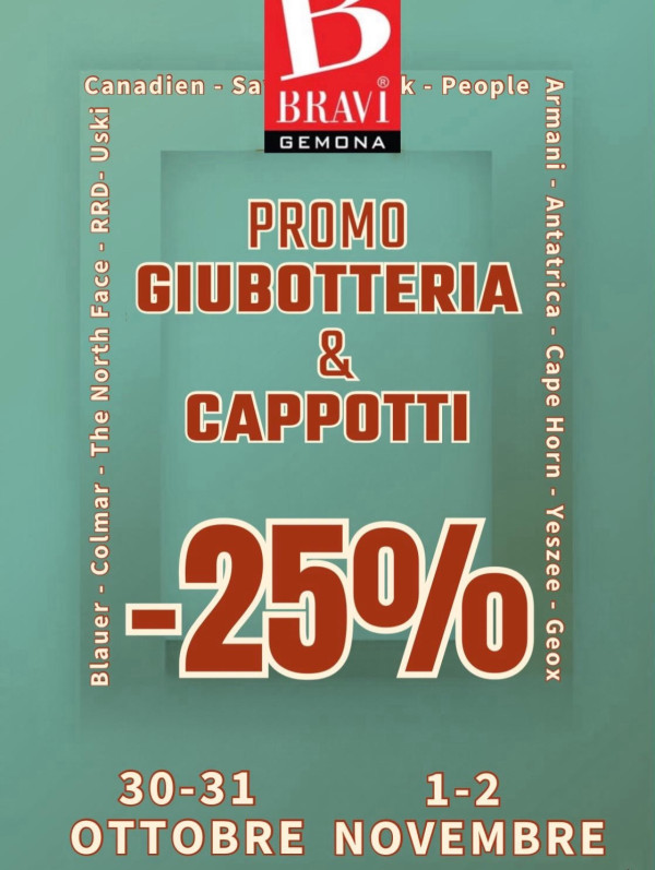 Freddo in arrivo? Preparati al meglio con la nostra Promo Giubbotteria & Cappotti! 🧥❄️  ‼️Dal 30 Ottobre al...